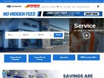 Website Screenshot Jones Bel Air Subaru