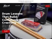Website Screenshot The Xgroove Drum Lessons