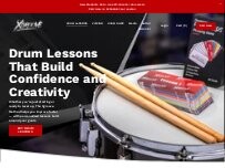 Website Screenshot The Xgroove Drum Lessons