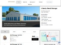 Website Screenshot Liberty Bend Storage