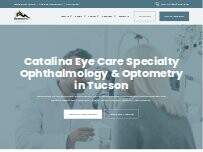 Website Screenshot Catalina Eyecare PC
