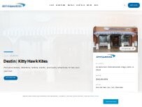Website Screenshot Kitty Hawk Kites