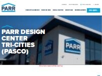 Website Screenshot PARR Design Center Pasco