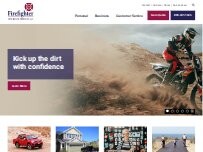 Website Screenshot Firefighter Insurance Services