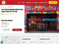 Website Screenshot Dave's Hot Chicken