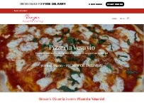 Website Screenshot Pizzeria Vesuvio