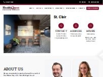 Website Screenshot HealthQuest Physical Therapy - St. Clair