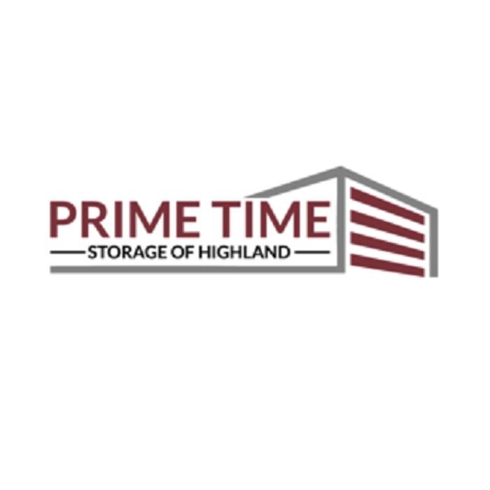 Prime Time Storage of Highland Logo
