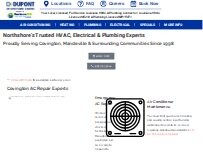Website Screenshot Dupont Air Conditioning & Heating Service, LLC