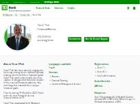 Website Screenshot Yosef Pick - TD Wealth Financial Advisor