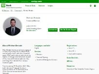 Website Screenshot Michael Amado - TD Wealth Financial Advisor
