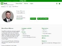 Website Screenshot Bryan Minerva - TD Wealth Financial Advisor