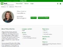 Website Screenshot Tiffany Hutchins - TD Wealth Financial Advisor