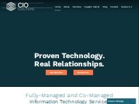 Website Screenshot CIO Solutions