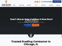 Website Screenshot Anchor Point Roofing