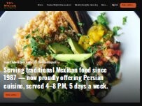 Website Screenshot Viva Mēxicana