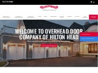 Website Screenshot Overhead Door Company of Hilton Head