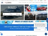 Website Screenshot Subaru of Grand Blanc