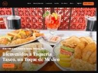 Website Screenshot Taqueria Taxco