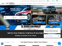 Website Screenshot Al Serra Chevrolet