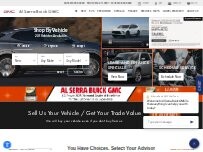 Website Screenshot Al Serra Buick GMC