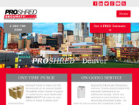 PROSHRED® Denver website screenshot