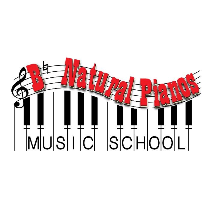 B Natural Pianos & Music School Logo
