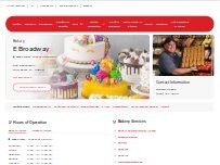 Website Screenshot Vons Bakery