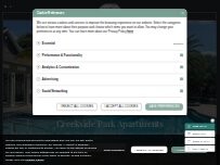 Website Screenshot Creekside Park Apartments
