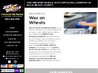 Website Screenshot Wax On Wheels