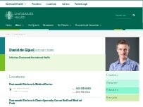 Website Screenshot David de Gijsel, MD, MSc, MPH