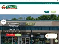 Website Screenshot CB Pet Market