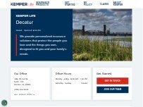 Website Screenshot Kemper Life