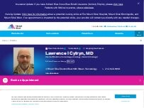 Website Screenshot Lawrence Cytryn, MD