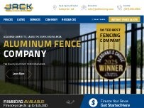 Website Screenshot Jack Fencing LLC