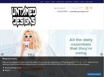 Website Screenshot Untamed Designs