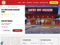 Website Screenshot Dave's Hot Chicken