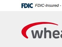 Website Screenshot Wheatland Bank