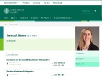 Website Screenshot Jessica F. Moses, MSN, APRN
