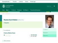 Website Screenshot Payson Ayer-Dufner, MPAS, PA-C