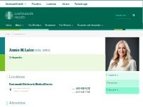 Website Screenshot Annie M. Lalor, MSN, APRN