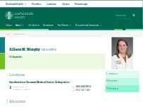 Website Screenshot Allison M. Murphy, MSN, APRN
