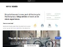 Website Screenshot Bicycle Heaven Colonnade