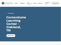 Website Screenshot Cornerstone Learning Center – Oakland