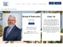 Website Screenshot Brian Forrester NMLS #311180 - Top Flite Home Loans Branch NMLS #375521