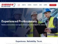 Website Screenshot Sidney Electric Co
