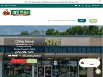 Website Screenshot CB Pet Market