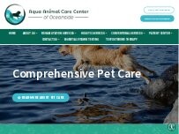 Website Screenshot Aqua Animal Care Center