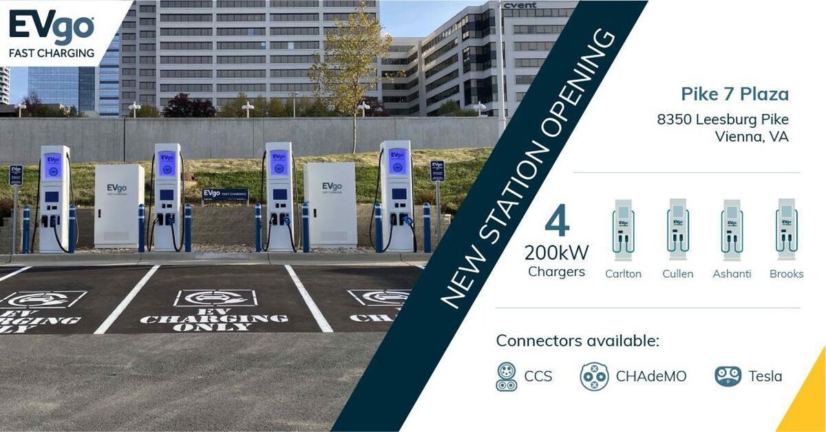 Images EVgo Car Charging Station