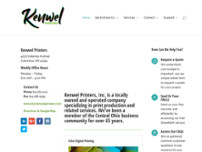Kenwel Printers website screenshot